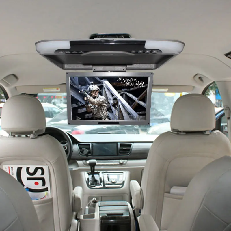 12 Inch Car Mounted High-definition Ceiling Mounted MP5 Monitor Business Vehicle Truck Mounted High-definition TV