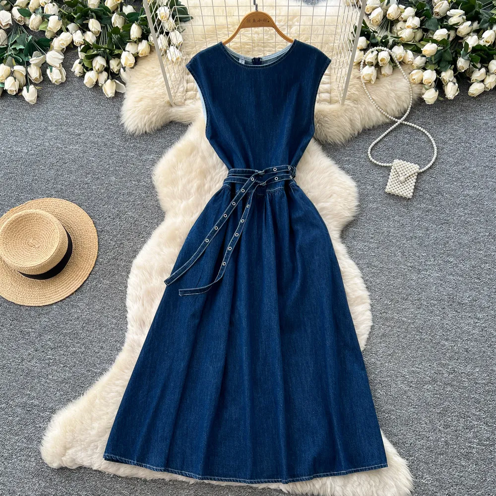 zara denim maxi dress Rodeo ZARA