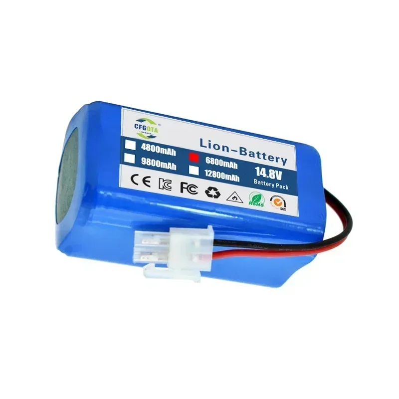 NEW 14.8V 3500mAh  Lithium Battery For ILIFE A4 A4s V7 A6 V7s Plus Robot Vacuum Cleaner ILife 4S1P real Capacity