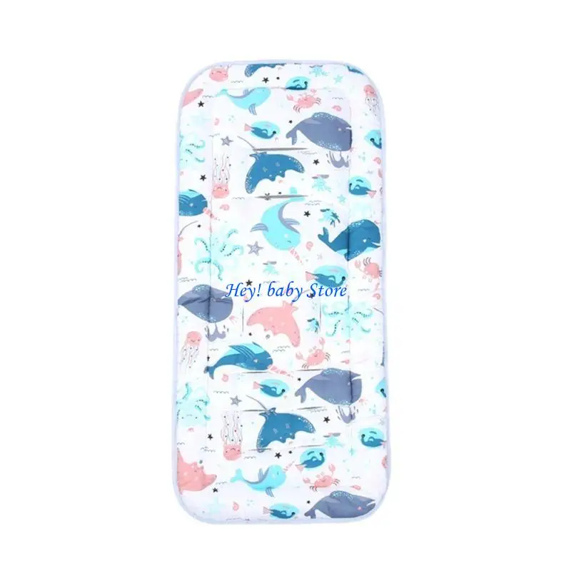 

Q1FE сиденье для детской коляски, хлопковый коврик для тележки, подушка для младенцев, подушка для качелей, обеденные стулья