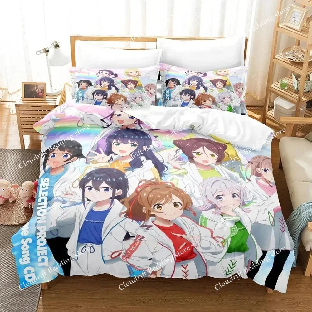 3D Print Anime SELECTION PROJECT Bedding Set Duvet Cover Bed Set Quilt Cover Pillowcase Comforter king Queen Size Boys Adult