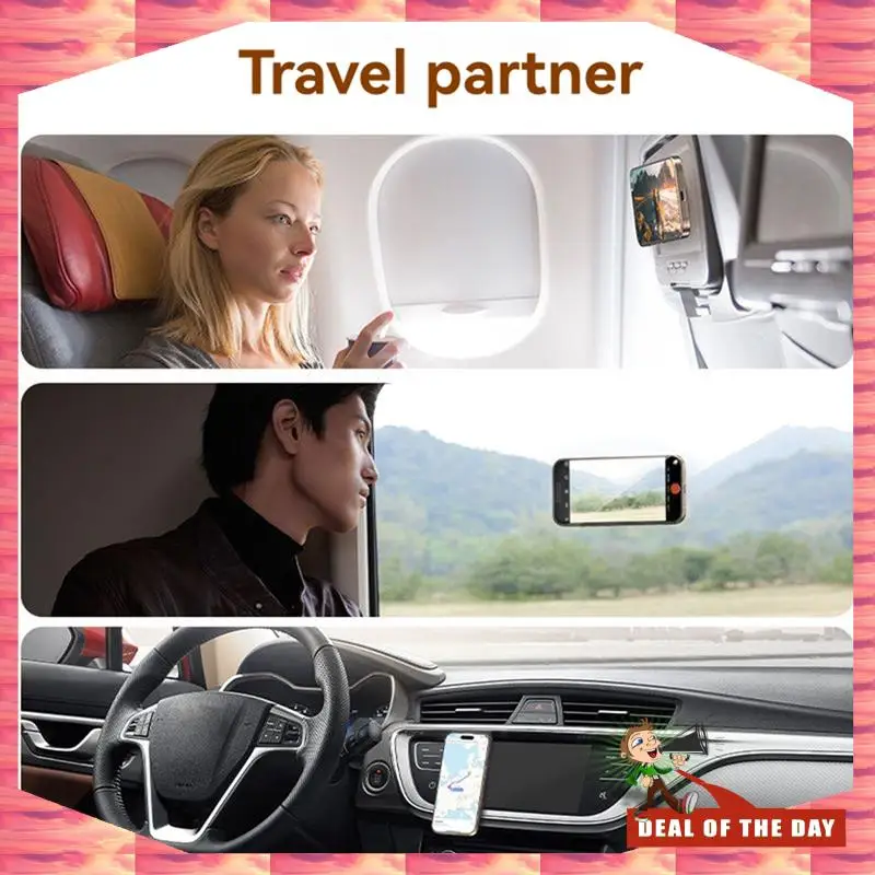 24-Hour Delivery Hands-Free Mirror Phone Grip Stand Magnetic Suction Cup Holder Multifunctional Waterproof For Iphone Android Sh