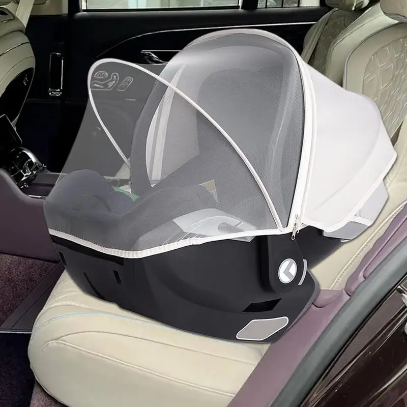 

Newborn Cradles Mosquito Net Stroller Summer Insect Shield Net Cart Safe Protection Mesh Elastic Cord Design Pram Accessories