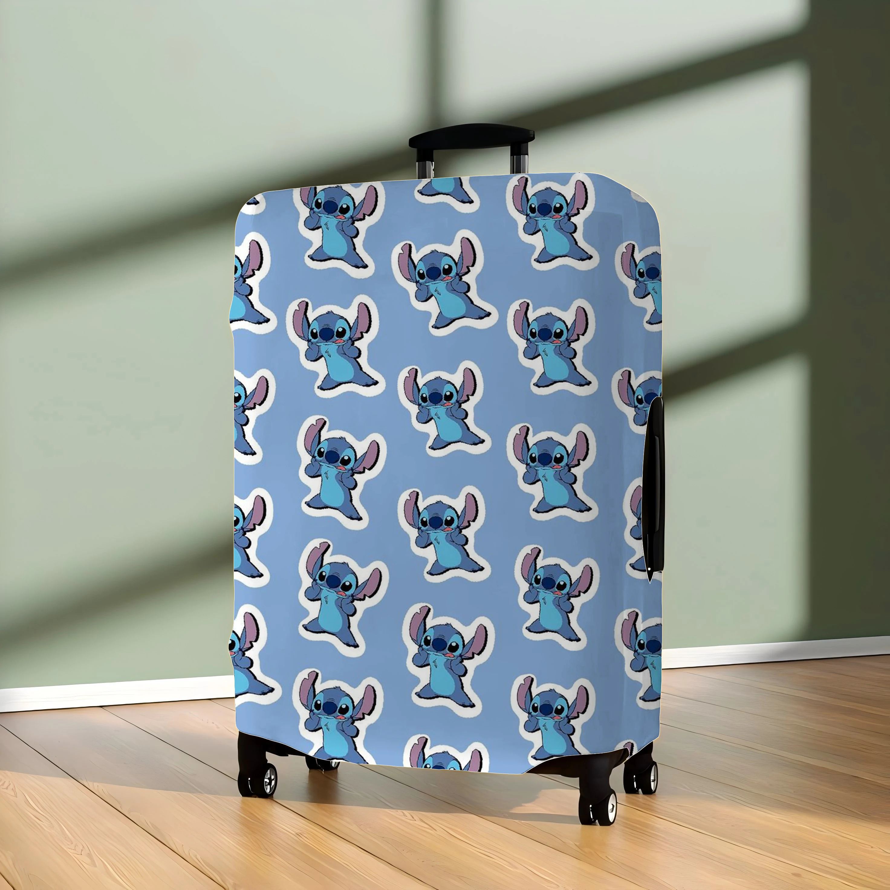 Stitch Travel Accessories Storage Bag Suit Case Luggage Covers Disney Trolley Traveling Suitcase For Cover Protective Protector