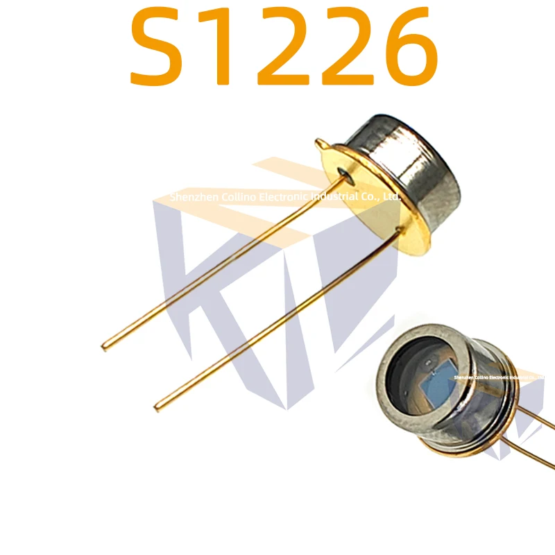 1pcs S1226 Si PIN Photodiode For Visible to Near IR range: Blue sensitivity enhanced type ,Wavelength 300nm-1100nm, peak 720nm