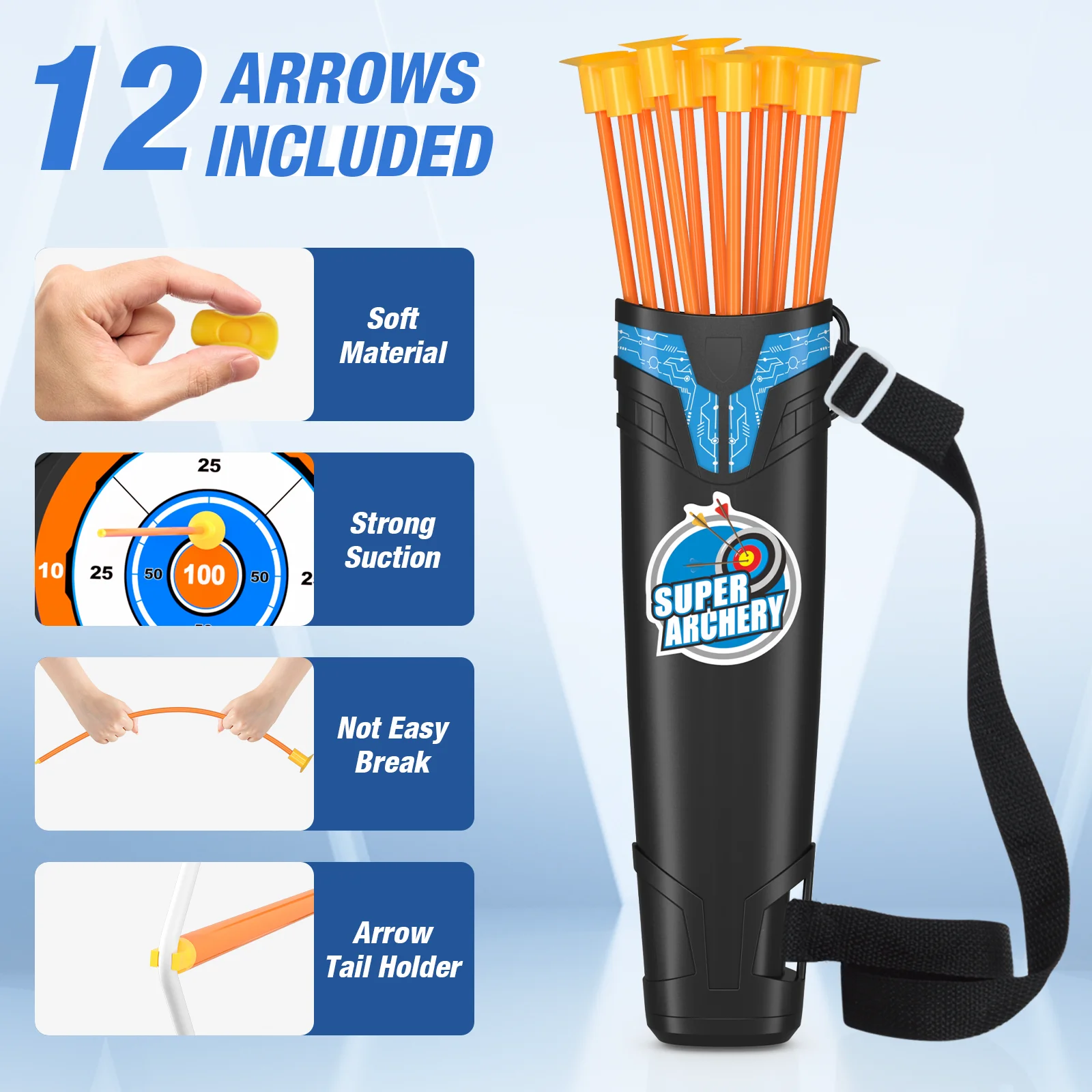 Arco y flecha para niños, jueg - Kids Outdoor Archery Set reseña y precio