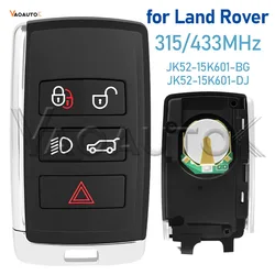 Smart Remote Key 2018-2023 Fob For Land Rover for Range Rover Evoque 5 Buttons 315MHz 434MHz Fob JK52-15K601-BG JK52-15K601-DJ
