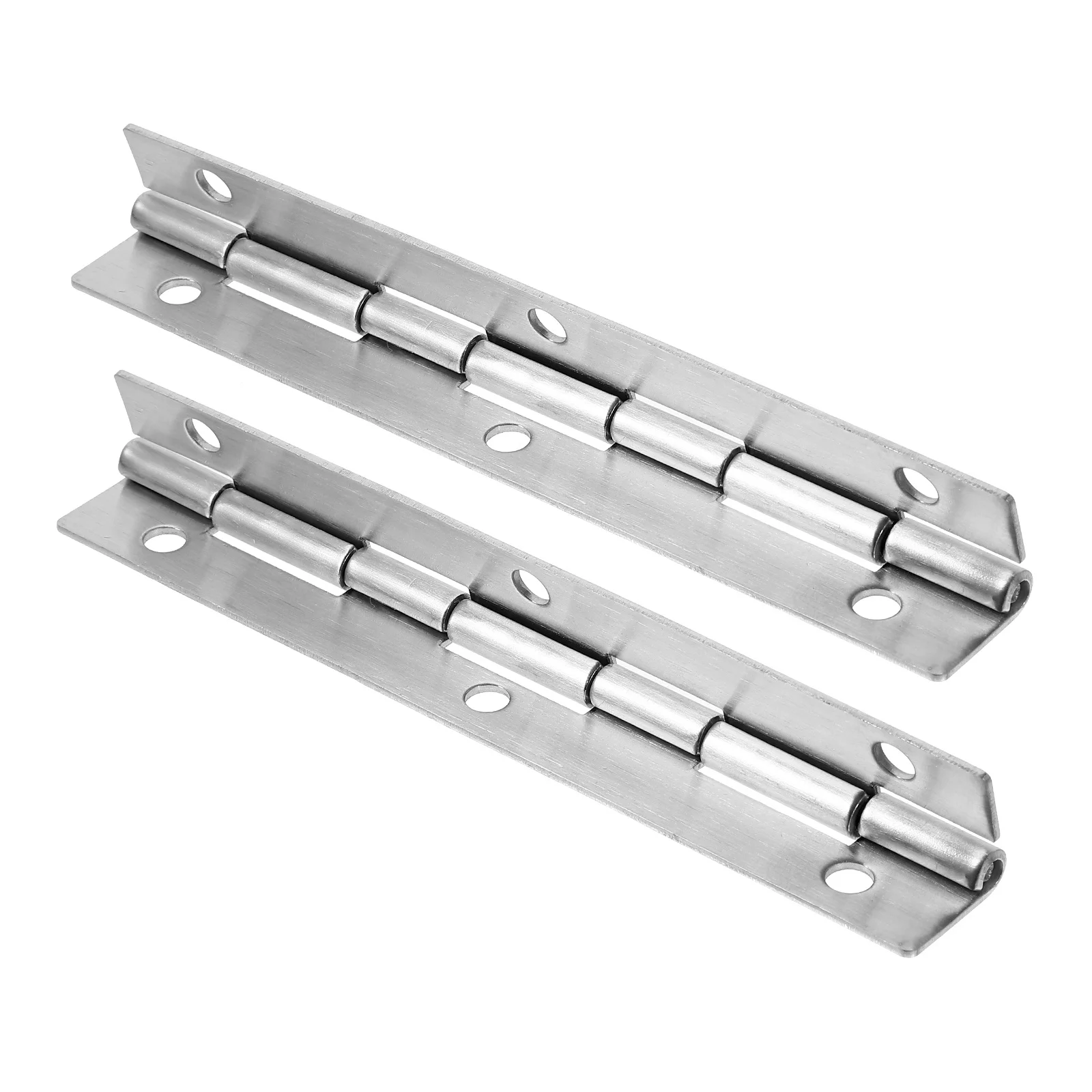

Long Continuous Piano Hinge 6 Inch Stainless Steel Heavy Duty for Cabinet Wooden Box Table Door Flush Mount Silver Hinges