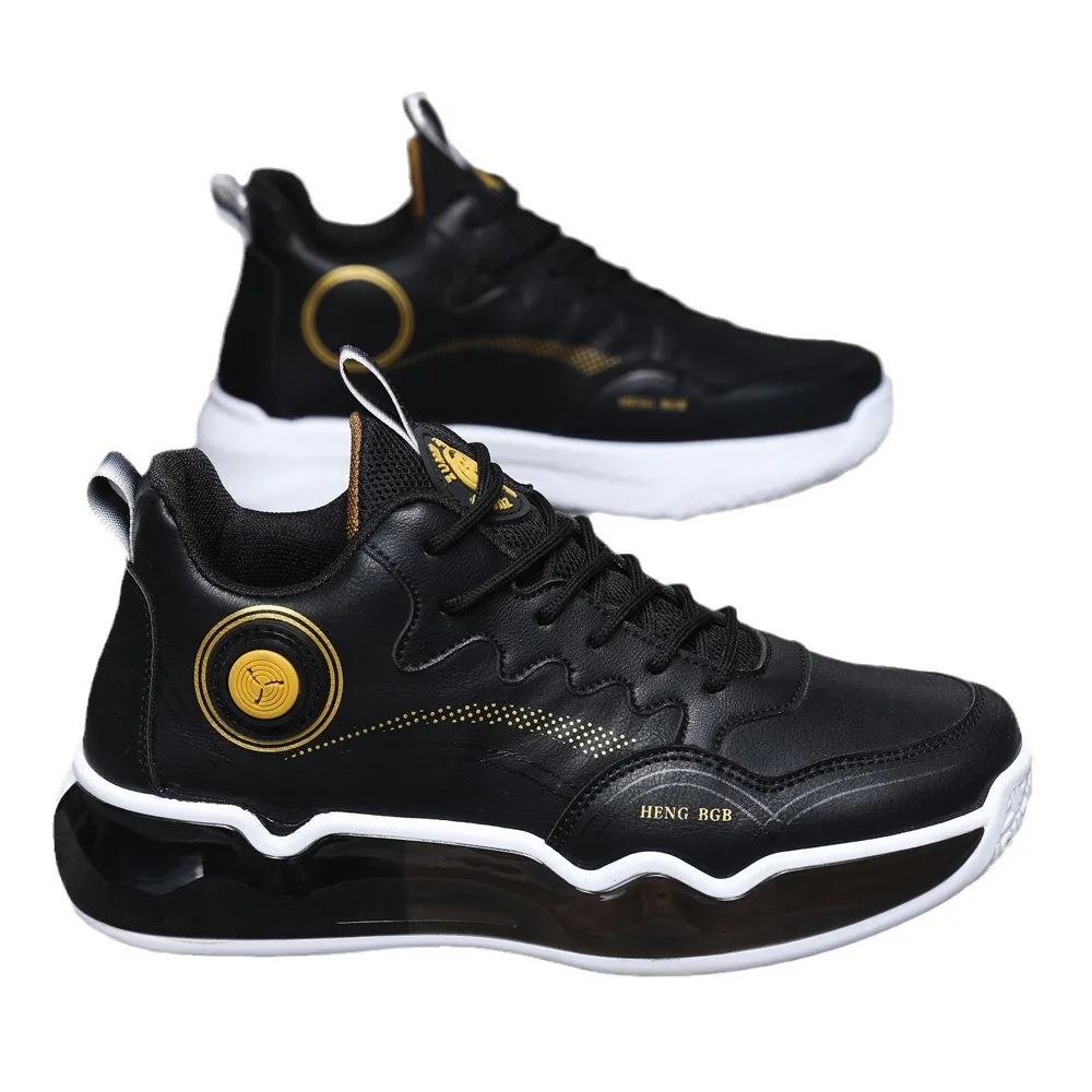 New High-top Basketball Shoes For Men Outdoor Sneakers Men Wear Resistant Cushioning Baseball Shoes Male Breathable Sport Shoes image 6