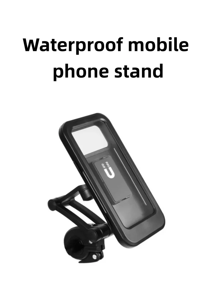 AliExpress NONE New Adjustable Retractable Bike Phone Holder 360° Rotating Waterproof Anti-Shock Bike/Motorcycle Phone Mount Touchscreen