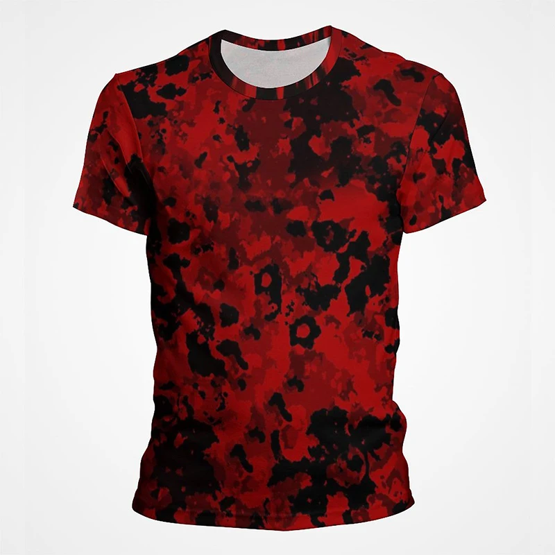 2023 New Military Camouflage T Shirt Men Summer Fashion Short Sleeve 3D Print T-shirt Cool Tops Tee Boy Girl Clothes