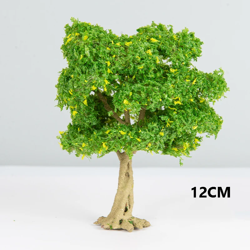 15CM/12CM/10CM Model Druty Drzewa Miniaturowy Krajobraz Zielone Drzewo Dekoracja Górskie Akcesoria Architektoniczne Modele Stołowe Piaskowe