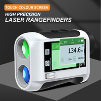 touch screen Range Finder Golf Telescope rechargeable Laser rangefinder LCD Display Laser Distance meter with Flag-Lock 600m