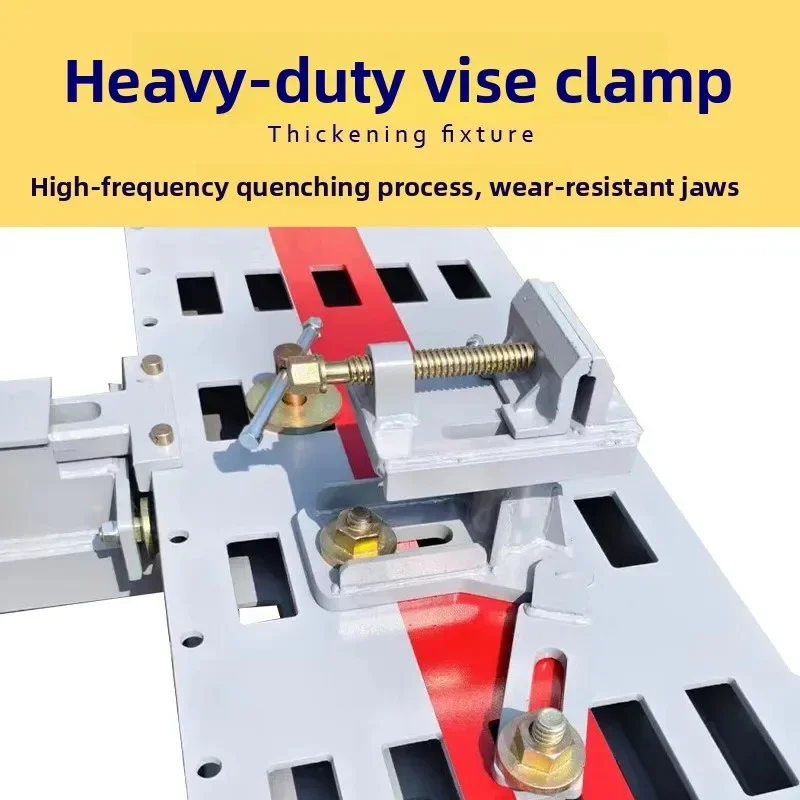 Automobile girder calibrator, sheet metal depression repair platform, whole plate pull tower secondary locking platform lifting