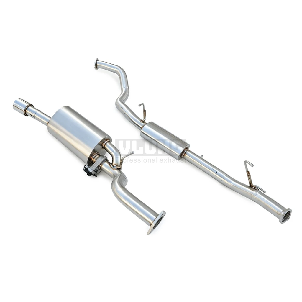 Stainless Steel Valve Exhaust Cat Back System for Mitsubishi Pajero 3.8 V97 2006-2021 High Performance