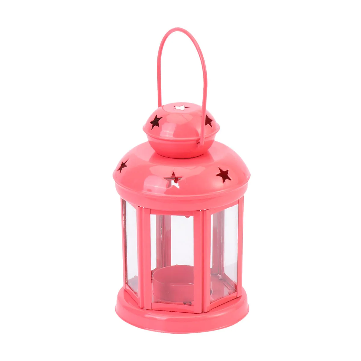 

Iron Lantern Europe Style Hollow Star Small Castle Retro Holder Lantern for Home Party Wedding Decoration