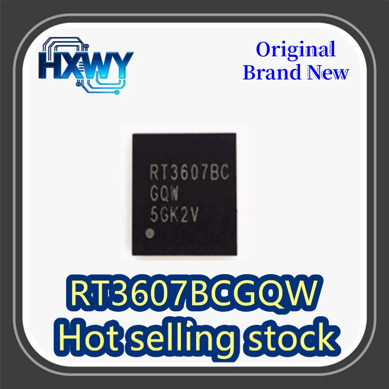 

(5/50 pieces) RT3607BCGQW RT3607BC QFN-60 Wide Modulation Controller IC, Brand New Original
