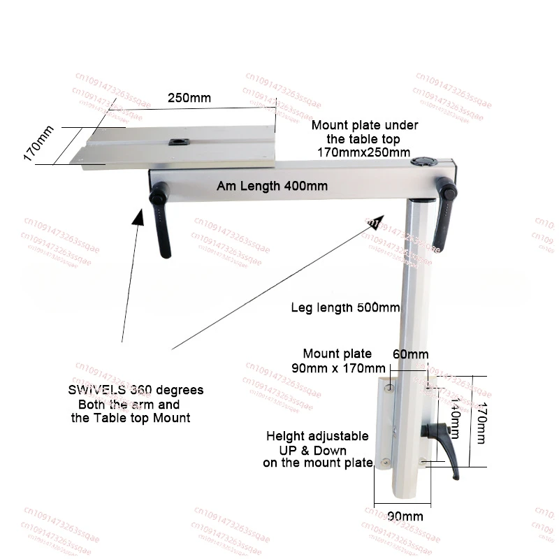 

RV modified rotating table support legs rotatable aluminum alloy table legs