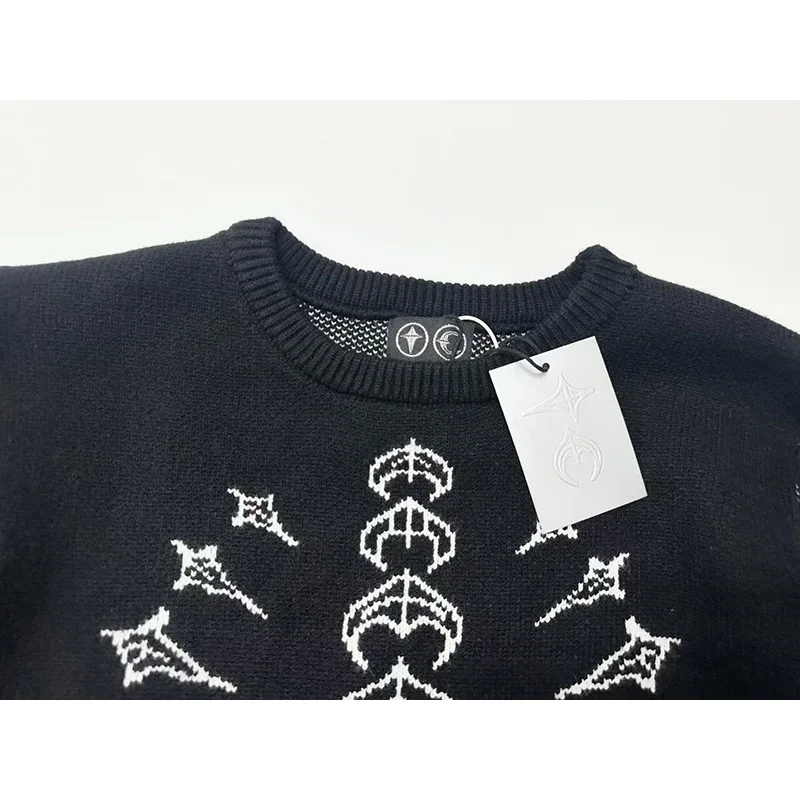 جديد الهيب هوب الكلاسيكية الجاكار شعار البلطجة نادي متماسكة سترة الرجال امرأة الخريف الشتاء فضفاض الأسود الشارع الشهير #4