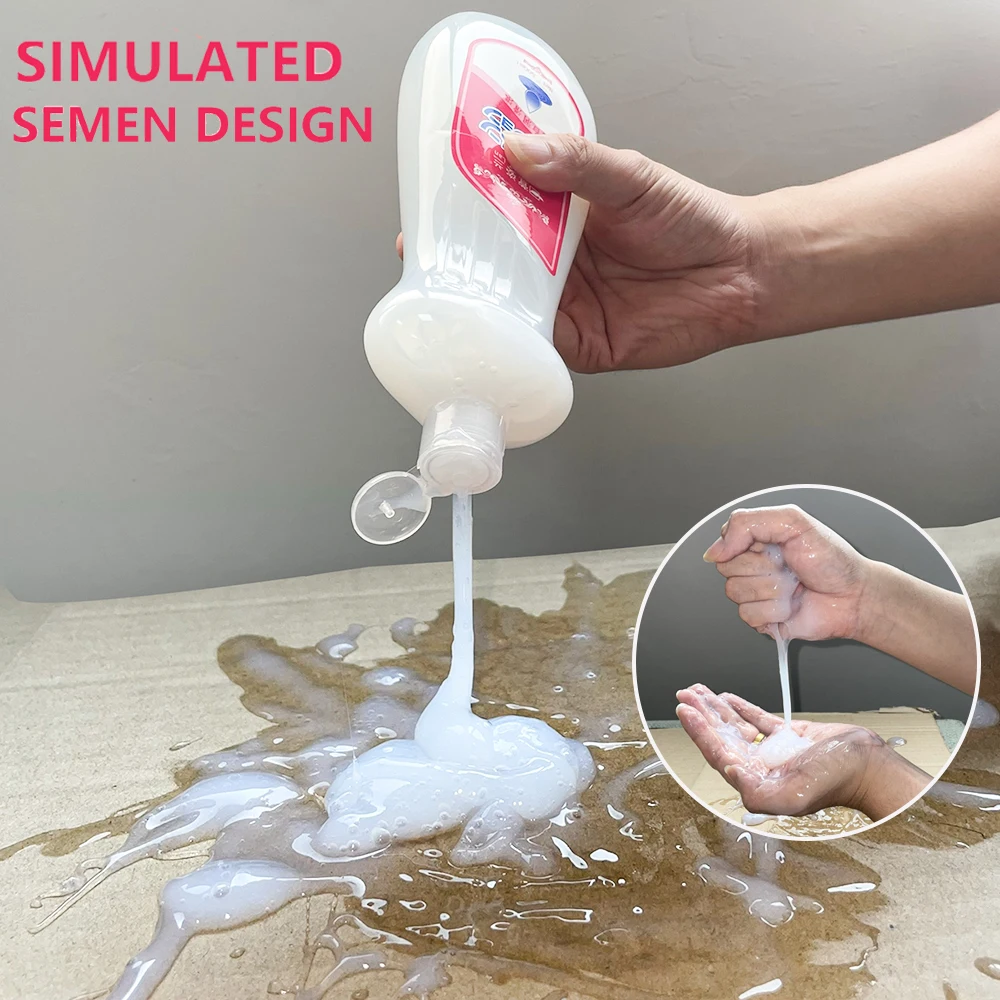 500ml lubricating oil simulation semen for Men Women Lubricant Gay Water-soluble lubricant Sex Toy Adult toy Allergy prevention