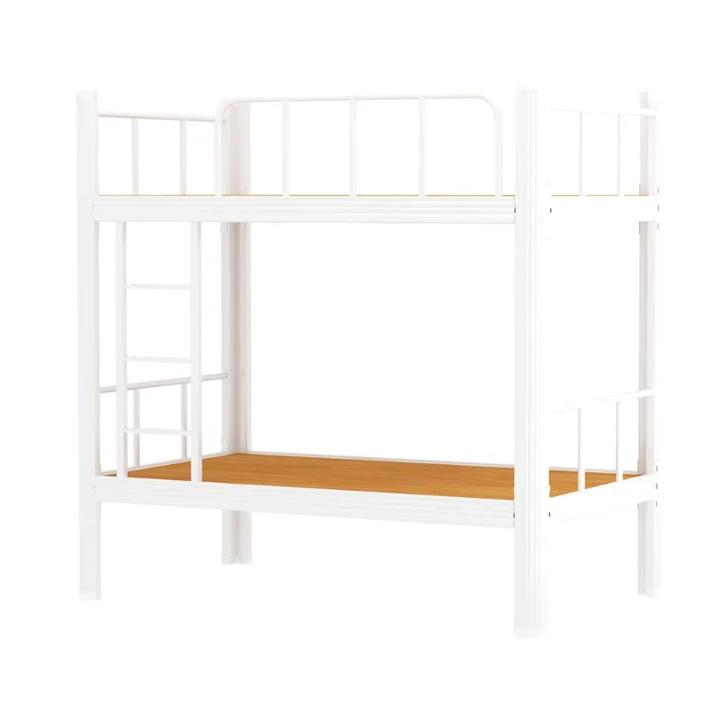 student dormitory steel frame beds, staff double iron frame beds, apartment wrought iron beds, high-low shelving beds