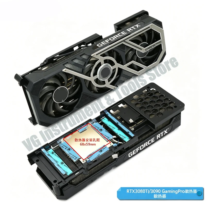 Grafikkarten-Kühlkörper für Palit RTX 3060Ti 3070 3080 3080 Ti 3090 Gamingpro Grafikkarten-Kühlkörper RTX3080Ti RTX3090 – Detail 4