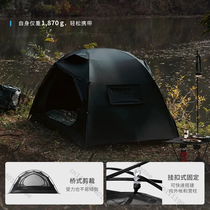 1.5P/2P Lightweight Portable Alpine Dome Single/Double Tent