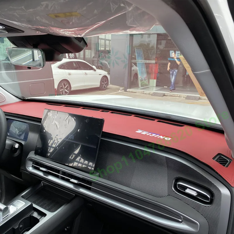 

Car Interior Dashboard Cover Protector Dash Mat Carpet Cape Sun Shade Pad for Beijing BJ30 2024 Instrument Panel Sunscreen Pad