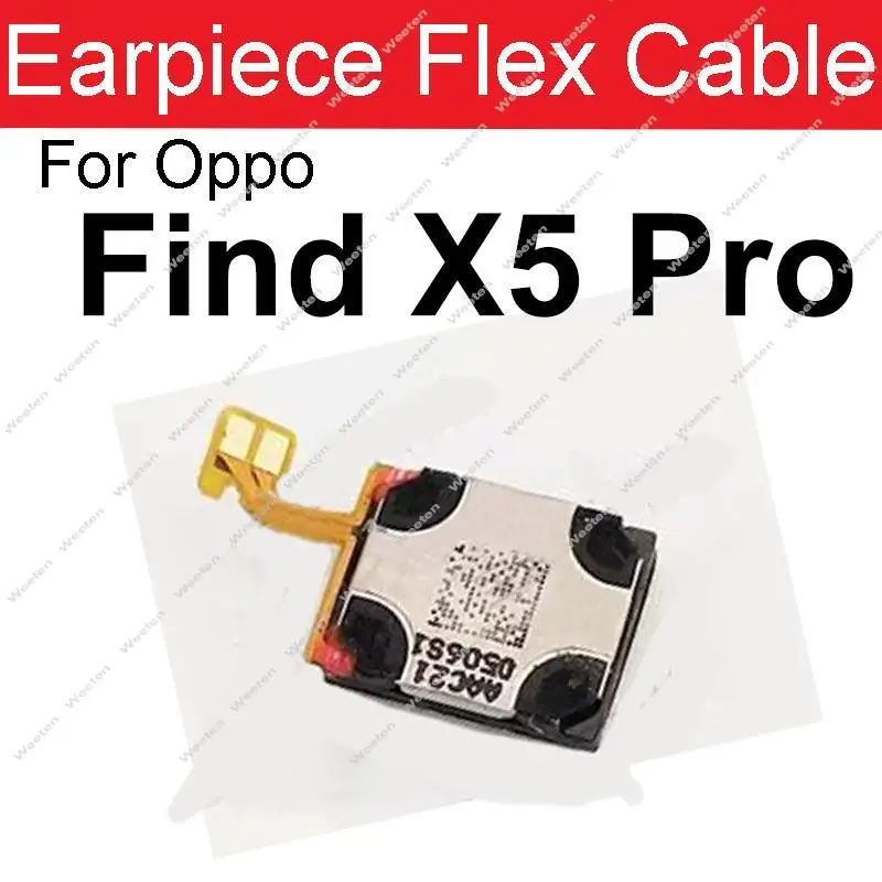 Earpiece Ear Speaker For OPPO Find X X2 X3 X5 Pro X2Lite X3Lite Earphone Sound Receiver Flex Cable Replacement Parts