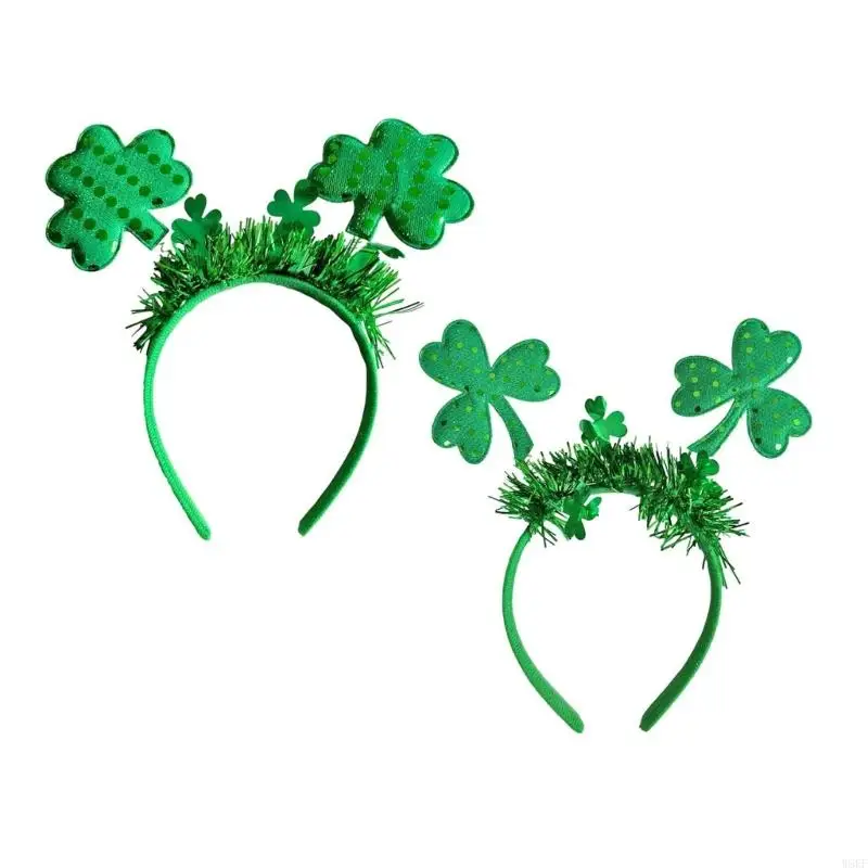 W8KF Adult Children Patricks Day Headpiece Leprechaun Headband Holiday