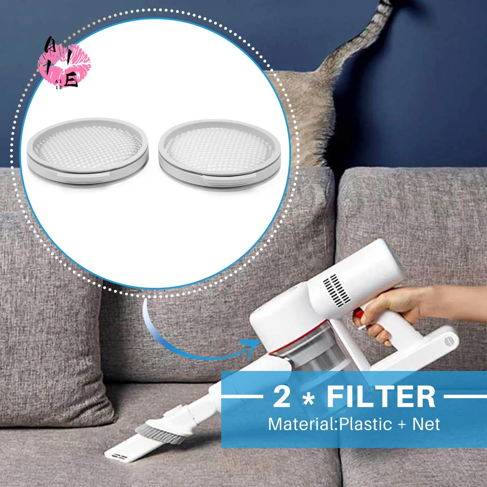 

A11E-2 упаковка HEPA-фильтров для Xiaomi Mijia SCWXCQ01RR Roborock H6, ручной беспроводной пылесос, сменные аксессуары