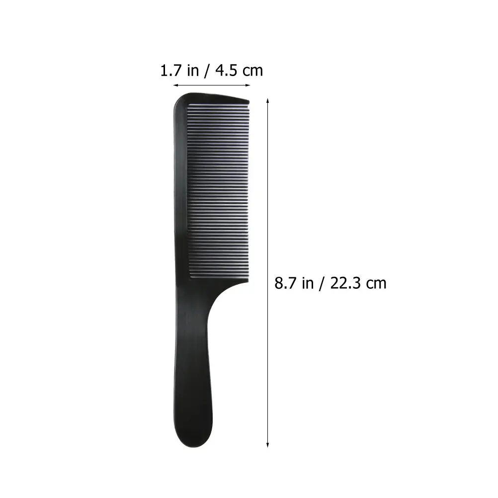 4Pcs Hair Comb for Men Round Handle Fine Teeth Barber Comb Styling Cutting Sectioning Tool Avoid Tangling Scalp Scratching Daily