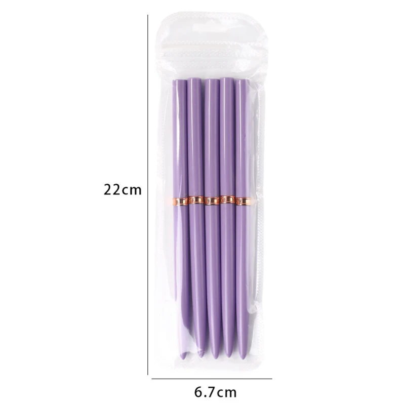 5 Teile/satz Professionelle Nail art Liner Pinsel Striping Malerei Design Gel Liner Nail art Pinsel Für Nägel 7/9/11/15/20mm