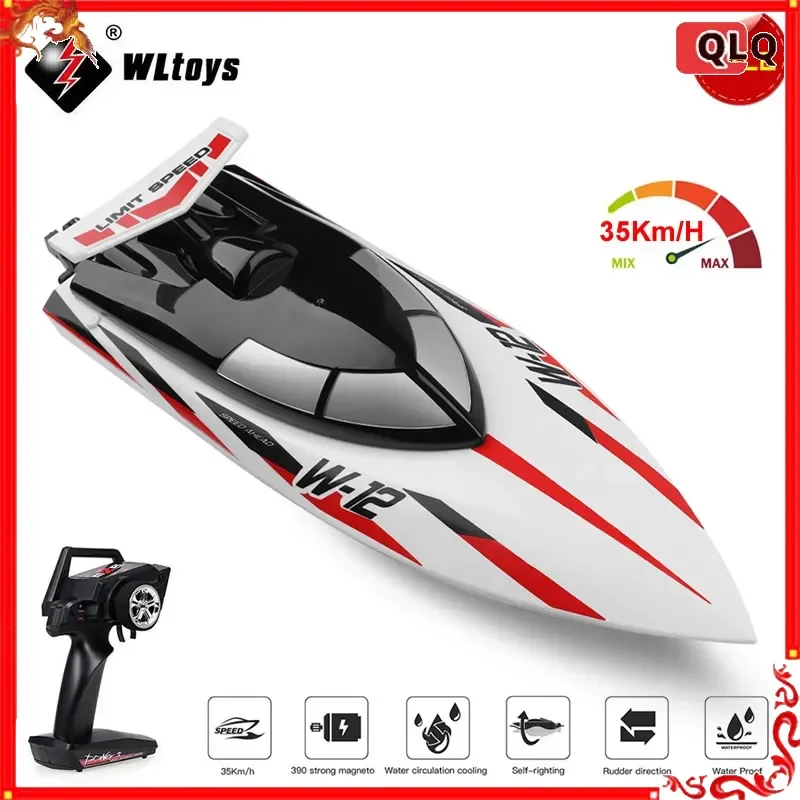 

Радиоуправляемая гоночная лодка WLtoys WL 912-A, скорость 35 км/ч, высокоскоростная, 2,4 ГГц, с защитой от переворота, игрушка-скоростной катер, подарок для мальчиков и детей