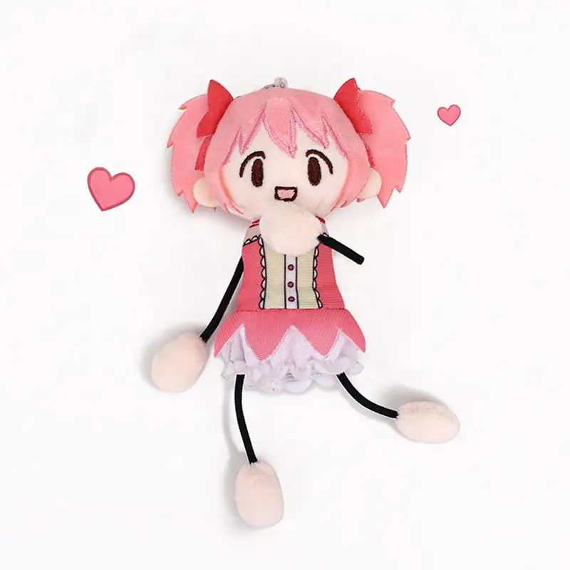 Puella Magi Madoka Magica Plush Doll Keychain Madoka & Homura Fan-Made Original Anime Merch Bag Pendant Gift 4