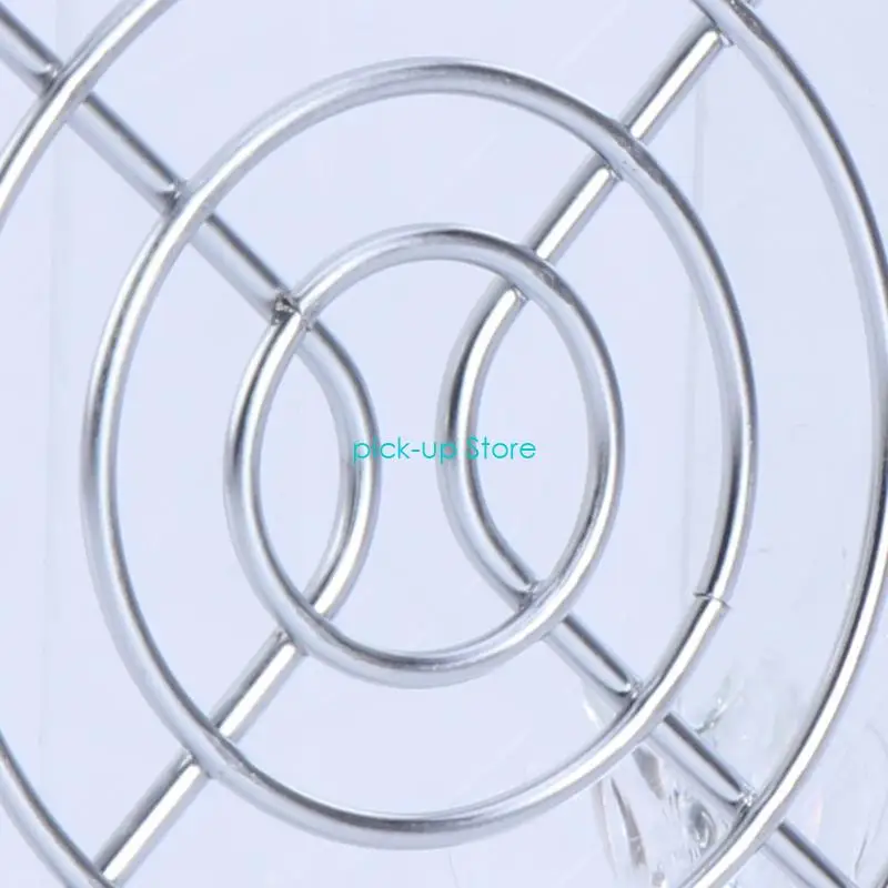 Q5WA Metal 80 -мм ПК -компьютер вентилятор монтаж Гриль для защитной крышки, упаковка 1