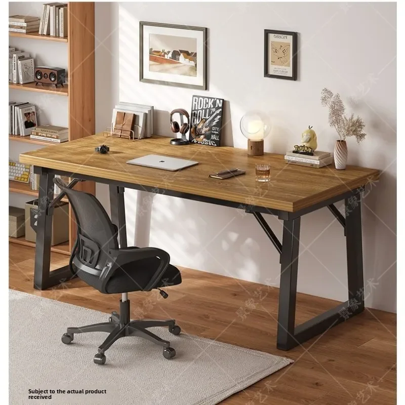 Multi-functional Simple desk Computer desk Desktop Double long desk Simple writing desk Workbench