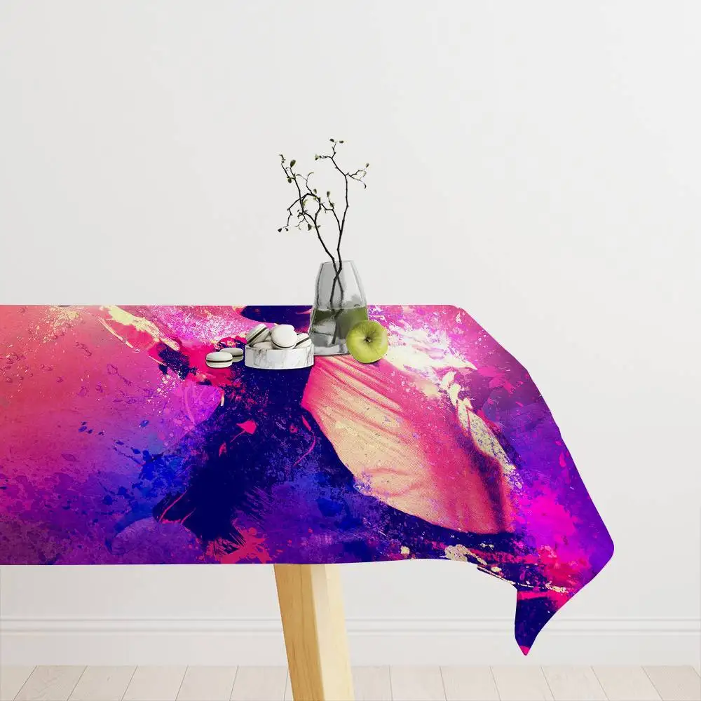 Fashion MJ M-Michael J-Jackson Tablecloth Home Dinner Party Table Cover Wedding Banquet Party Cover Hotel Decoration Tablecloths