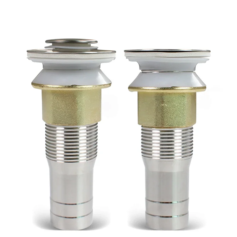 304 Stainless Steel RV/Camper/Boat Bathroom Floor Drain with Spring-Loaded Anti-Clogging Strainer- Durable & Corrosion-Resistant
