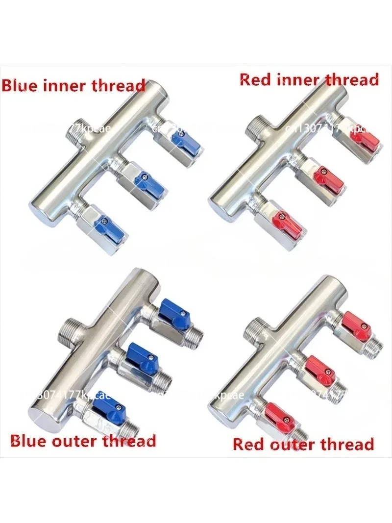 304 Stainless Steel Ball Switch Separator Oil Gas Diverter Collector G3/4 Inlet G1/2 Outer