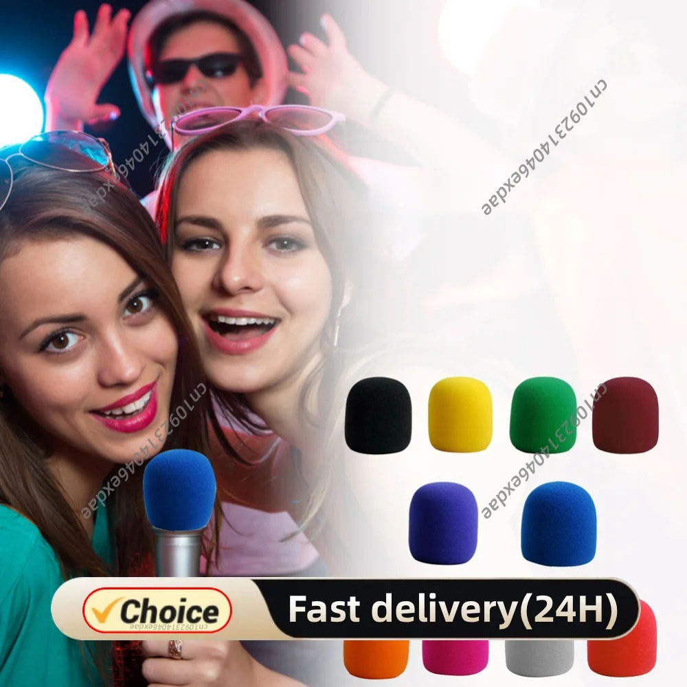 Comfortable Mic Foam Microphone Sponge Covers Professional Studio Windscreen Shield Handheld Microphone DJ Windproof Mic Sleeve