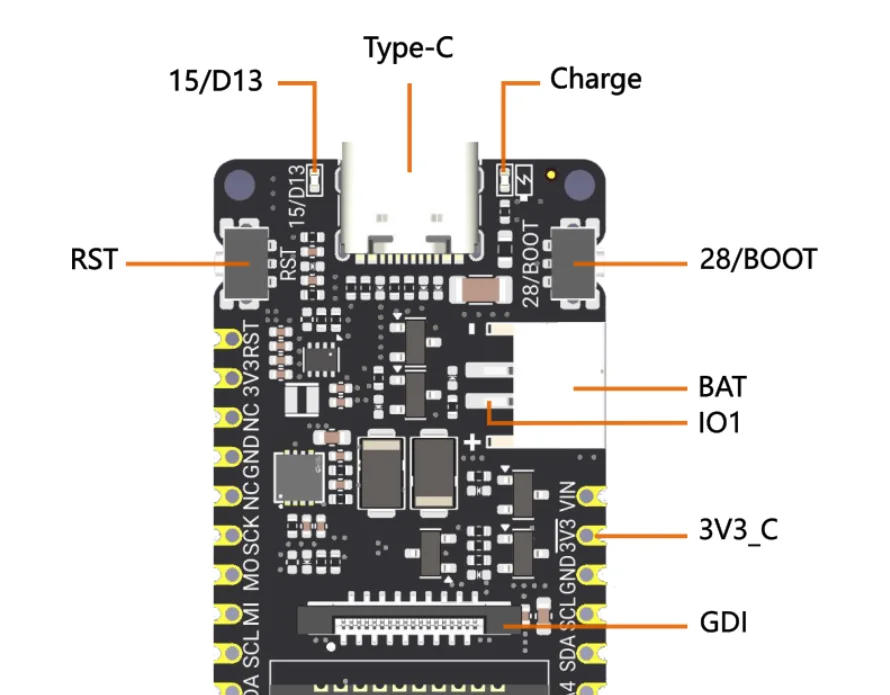 FireBeetle 2 ESP32-C5 IoT Board, Dual-Band Wi-Fi 6, BLE/Zigbee/Thread, Solar Powered, Ultra-Low Power 21μA for Smart Home