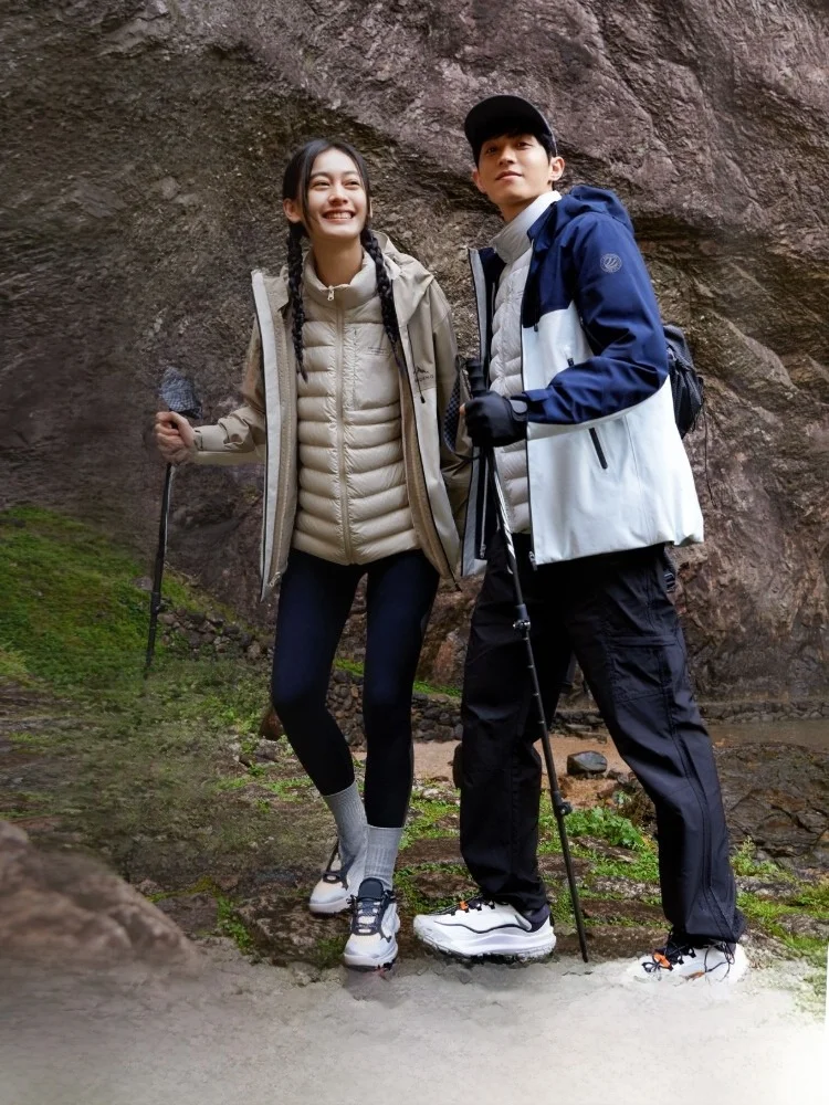 

Новая мужская пуховая парка Bosideng 3-в-1 для активного отдыха: ветрозащитная, водонепроницаемая, с гусиным пухом, стандартный крой, длинная молния