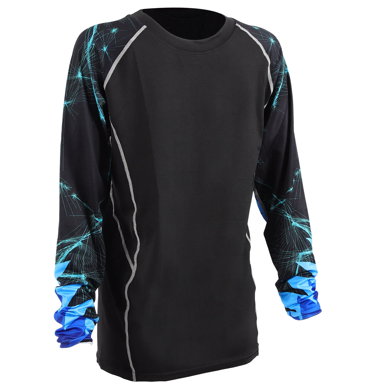 

Men's Quick-Drying Sportswear Long Sleeve Compression Shirt Elastic Fitness Bodysuit Breathable Gym Workout Clothes for Cycling