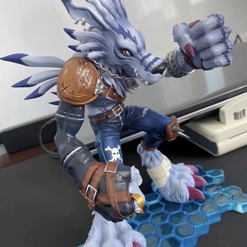 19cm Digimon Adventure Garurumon Figures Anime Garurumon  Action Figure Pvc Figurine Statue Collection Model Doll Toy Gifts