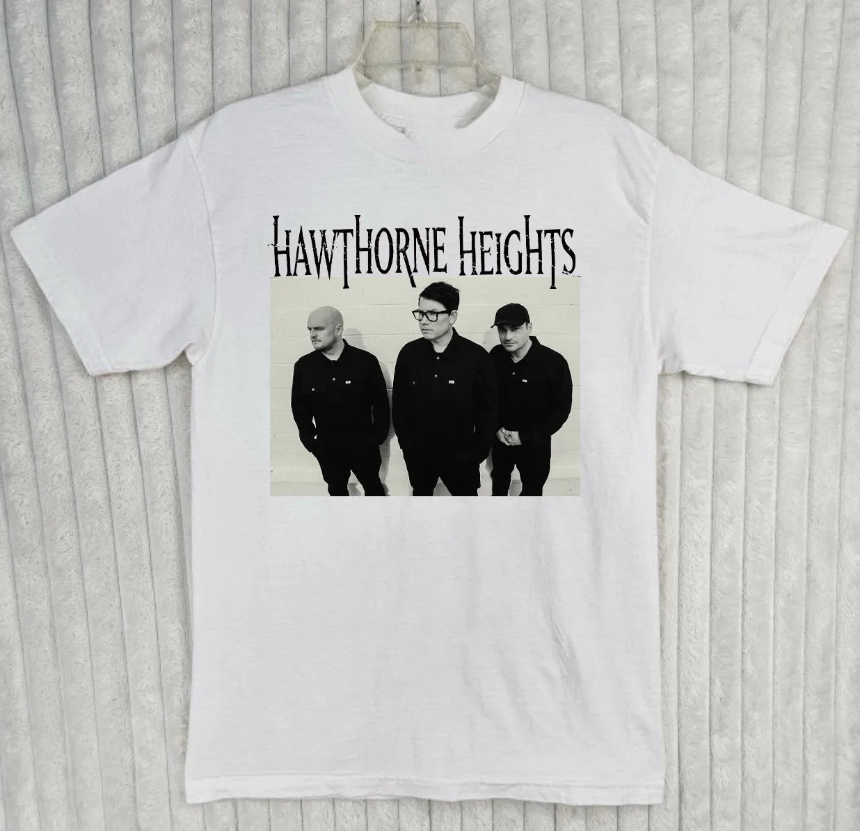 Rare Hawthorne Heights Band Member White T Shirt All Size S-5Xl FF342
