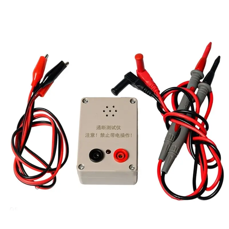 [NEWA76K!】 Essential For Wire, PCB, Cable,Auto Switch& Fuse Testing-9V Continuity Tester With Audible Buzzer& LED
