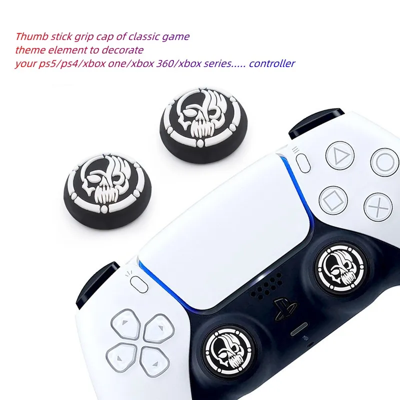 Couvercle de capuchon de poignée de pouce en Silicone pour Playstation 5 PS5 PS4 Xbox série XS accessoires de contrôleur de Joystick de jeu capuchons de poignée de pouce