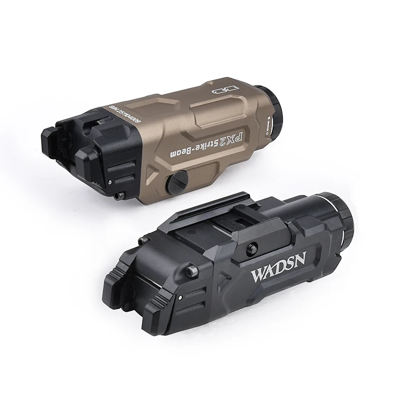 WADSN PX2 Tactical High Power Flashlight 1000lumen White LED Strobe Pistol Scout Light Fit 1913 UNIV Airsoft Hunting Lamp
