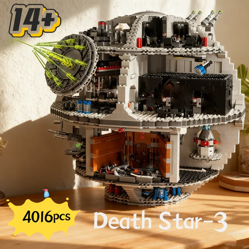 MOC 75159 DS-3 UCS Platform Ultimate Death Star Building Blocks Model Bricks Galaxy Toys For Kid Adult Birthday Christmas Gift